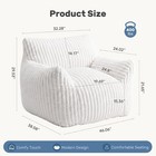 Dumos Oversized Plush Bean Bag Chair Ultra Soft Lazy Sofa Beanbag For Adults kid