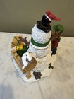 John Deere Holiday Snowman Girl Boy Birdhouse Speccast 5th In Series Jdm 196