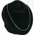 2 Necklace Bust Showcase Counter Black Jewelry Display