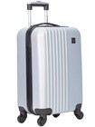 Travelers Club Hard Side 20-inch Spinner Rolling Carry-on Luggage  Silver