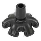 Cane Tip With 6 Support Rubber Foot For Walking Canes 3 4 Inch Shaft Self Stand 