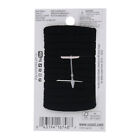 Scunci Super Soft Hair Ponytails Ponytailers  Black  12-pieces