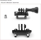 Universal Helmet Fixed Mount Camera Metal Bracket Adapter For Gopro W 1 4  Screw