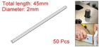 50pcs Dowel Pins M2 2mm  X 45mm Stainless Steel Shelf Support Peg Pin Rod
