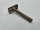 Vintage Gillette Adjustable Twist To Open Double Edge Safety Razor
