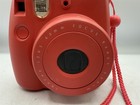 Fujifilm Instax Mini 8 Instant Camera Raspberry Pink Orange  works Great 