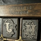 Antique Fleet Street London Letterpress Printing Blocks     Ornate P R H J 