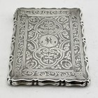 Pretty George Unite Sterling Silver Card Case 1879 Birmingham