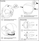 Flawed minor Scratches Kids Astronaut Helmet W  Movable Visor Pretend Play  Dres