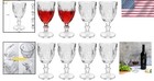 Durable Crystal Wine Glasses Set Of 8  12oz - Ideal For Daily Use   Gatherings