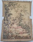 Vintage French Romantic Scene Wall Hanging Tapestry 126x96cm