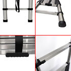 Folding Telescoping Ladder Stainless Steel Multi Purpose Step Non-slip Ladders