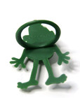 Vintage Green Plastic Freakies Ring Cereal Premium Figure   764