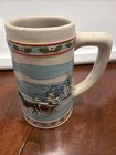 Vintage Miller High Life Collector Series Holiday Christmas Beer Mug Stein