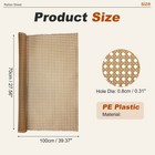 Plastic Rattan Cane Webbing Roll 28 Inch X 3 Ft For Chair Caning  Coffee