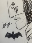 John Romita Jr  Original Art Sketch 7x11 Batman Signed Mint      