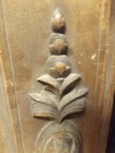 Primitive Victorian Antique Architectural Carved Wood Panel Furniture Remnant