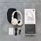 Beats By Dr  Dre Solo 4 Wireless Headphones Black White Blue W  Case