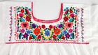Handmade Embroidered Mexican Blouse  Embroidered Top Size M
