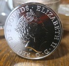 2017 Uk Queens Beast Red Dragon Of Wales 2 Oz Silver 0 9999 