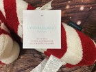 New Cynthia Rowley Christmas Candy Cane Plush Throw Pillow 16  Set Of 2