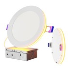 24pack 6 Inch 5cct Led Recessed Ceilinglight 2700k-5000k With Dimmablenightlight
