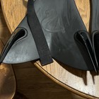 Force Fin Original pro Classic Swim Fins Black Adjustable Heel Strap Usa