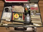 Vintage Magician   s Case Magic Props Set Cards Tricks Illusion Kit