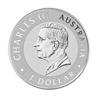 2025  1 Australia Silver Kangaroo 1 Oz  9999 Fine Brilliant Uncirculated