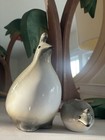 Vintage Howard Pierce California Pottery Quail Pair   Mcm Ceramic Birds