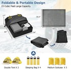 15 Cu ft Car Roof Bag 100  Waterproof Roof Top Luggage Bag For All Vehicles