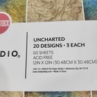 The Paper Studio Uncharted 12   x12    Scrapbooking Paper 60 Sheets