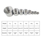 Calibration Weight Set With Tweezers M2 Class 10g  20g  50g  100g  200g  500g