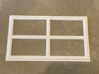 4 Amarr Stockton White Replacement Inserts For Short Panel Amarr Garage Doors