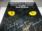 Cats Americas  1 Broadway Musical Cast Signed Winter Garden Theater 1990s 14x22
