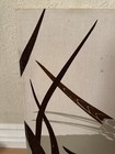 Vintage Marushka Birds Water Screen Print Wall Art Linen Neutral Beige