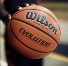 Evolution Wilson 29 5 Inch Indoor Game Basketball - Black