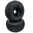 Set Of 2 - 18x9 50-8 Knobby Wheel Assembly