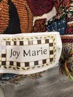 Cotton Afghan Throw Blanket American Flag Whimsical Months Of The Year 46x70