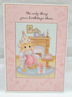 Vintage Hallmark Precious Moments Greeting Card  - Happy Birthday Little Girl