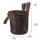 Drawstring Leather Bullets Pouch Shooting Waist Pack Tool Pouch Belt Bags