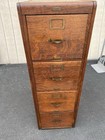 65960 Antique Victorian Oak  File Cabinet