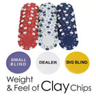 Poker Chip Set With Carrying Case Silver New