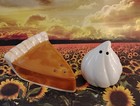 Salt And Pepper Shakers - Pumpkin Pie   Cool Whip - Thanksgiving Dinner Decor