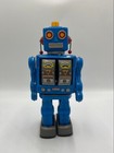 Star Strider Robot Limited Edition Showa Retro Tin Toy Metal House Blue Vintage