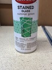 Discontinued Krylon Stained Glass Spray Paint Summer Green 11 5 Oz Can  New 