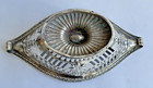 Beautiful Vintage Antique Georgian 19th C Silver Plate Repousse Bonbon Dish