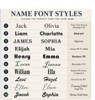 10 Custom Personalized Name Font Temporary Tattoo Customized Text
