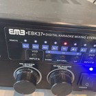 Emb Ebk37 Digital Karaoke Mixing Stereo Amplifier Used Not Tested Read Descripti