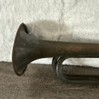 Vintage U s   Military Brass Bugle With Original Mouthpiece Usa Buglecraft Inc 
